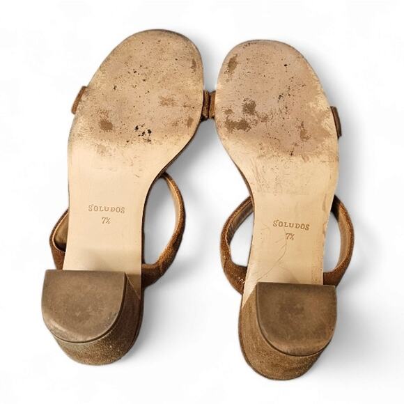 Soludos Ines Heels In Walnut - Picture 8 of 8